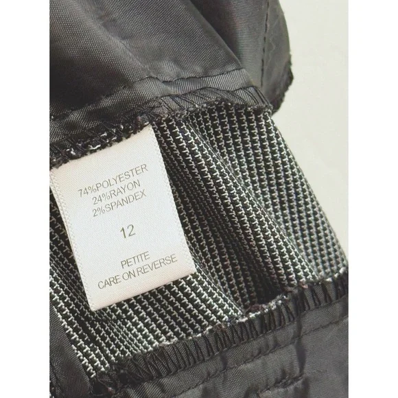 New York & Co Micro Houndstooth Trousers In Gray - Picture 7 of 7